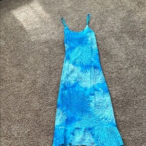 Hilo Hattie Vibrant Blue Midi Dress